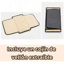 Bolsa Transporte Transpirable para Gatos y Perros Transportín de Plegable y Expandible para Mascotas Transportín para Mascotas con Alfombrilla de Forro Polar y Diseño de 4 Ventanas - gris - Ver 3