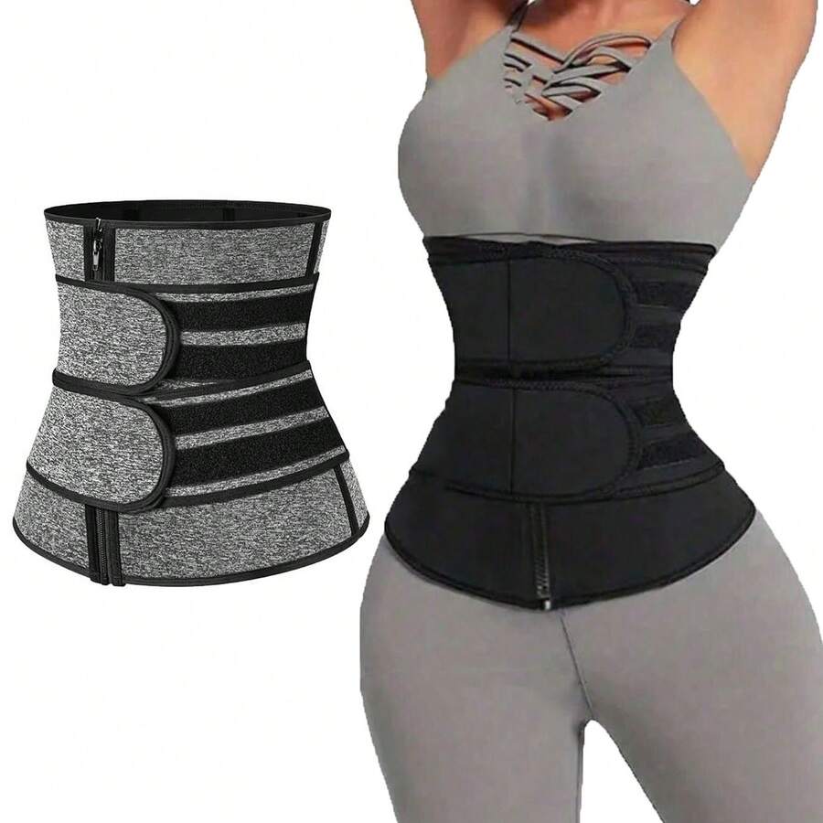 Women's High Waist Elastic Waist Trainer - Waist Cincher & Body Shaper, Suitable For Gym, Yoga, Running And Other Sports, Breathable Moisture-Wicking Fabric, Full Size Range Including Plus Size