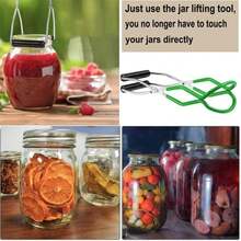 Oriflame Canning Jar Lifter Tongs, Stainless Steel Jar Lifter With Rubber Grips - For Slip Wide-Mouth Clip For Kitchen Restaurant - ColorA - 查看 5
