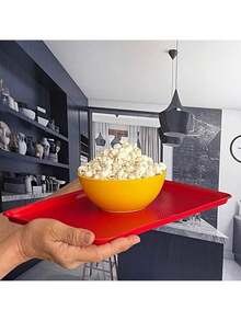 Platos Hondos de Plastico, Bowls de Cocina, Tazon, Sopero, Cuenco Reutilizables, Apilables de 400ml y 14cm de Diametro, sin BPA, Apto para Microondas, Lavavajillas, Hogar y Negocio - Amarillo - Ver 4