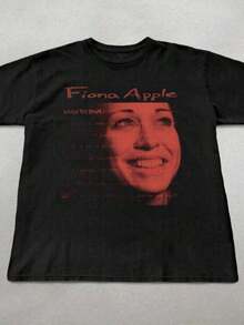 Fiona Apple Shirt 90s Indie Pop When The Pawn Shirt Fiona Apple Tee Fiona Apple Fan Gifts Music - 黑色 - 查看 1