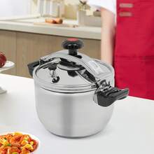Pressure Stewing Pot, 9 L/26L/40 L 201 Stainless Steel Pressure Cooker, Pressure Cooker, Used In Hotels, Restaurants, Families,  School Canteens, D*H: 10.24*11.81in/14.17*16.54 In/15.75*18.31in - 銀色-9L - 查看 7