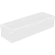 Removable Rectangular Acrylic Tiramisu Mold With Lid; Leak-Proof Spring Cheesecake Mold; Square Transparent Dessert Mold, Suitable For Making Layered Cakes, Mousses, Cake Bases, And Bar Trays, Ideal For Home Baking And Market Stall Displays - White - View 11