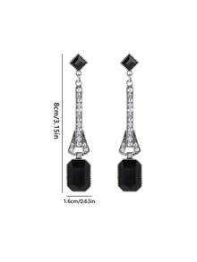 Conjunto de 5 piezas de accesorios retro de los años 20 para damas, que incluye un tocado de plumas Charleston, un collar de perlas falsas, aretes y guantes largos, es perfecto para accesorios de vestir de fiesta de Halloween - multicolor - Ver 5