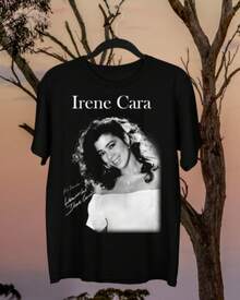 Collection Irene Cara Singer Gift For Fan Black S-5XL Unisex T-Shirt GC164 - 圖片的主色調 - 查看 7