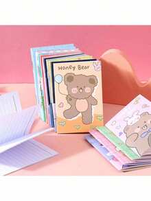 20pcs Minimalist Cartoon Mini Pocket Notebook, Soft Cover Memo Pad, Kindergarten & Elementary School Student Rewards/Gifts, 16 Pages Inside - Multi Color Random - View 8