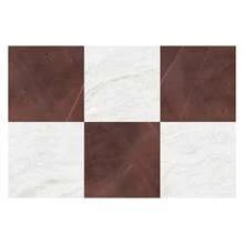 FloorPops X Chris Loves Julia Bonneville Oxblood Peel And Stick Floor Tiles, FP6333 - 多色299 - 查看 1
