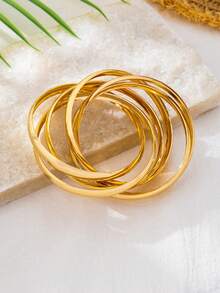 时尚精致几何多层缠绕手链，适合宴会、派对佩戴，亦可作为礼物赠送。