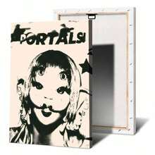 一套墙面艺术海报，音乐歌手海报艺术套装 - 现代、大胆的抽象艺术，防水无框帆布印刷，适用于卧室、客厅、家庭办公室装饰 - 礼品之选，可选画框 - 彩色 - 查看 62