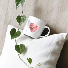 Set de 8 pegatinas de transferencia de calor UV DTF, serie de diseño de rosas y corazones rosas del Día de San Valentín, patrón de dibujos animados, pegatinas de película de vinilo 3D resistentes al agua y a los arañazos, adecuadas para vasos de vidrio, tazas, refrigeradores - Pegatinas de alta calidad, pegatinas de arte de cristal DIY