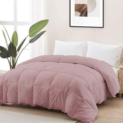 Edredón acolchado para todas las estaciones, relleno de microfibra ultra suave, para usar como cubrecama o con funda nórdica