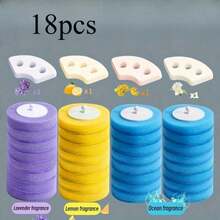 Powerful Cleaning And Long-Lasting Aromatherapy, Dedicated To Disposable Toilet Brushes, Disposable Replacement Brush Heads, Bathroom Accessories - Disposable Toilet Brush Heads In 3 Colors (yellow, Blue, Purple) - View 9