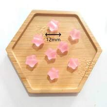 亚克力高透明星形横孔五角星散珠手链手机链吊坠手链脚链吊坠DIY串珠首饰配件 - 彩色 - 查看 5