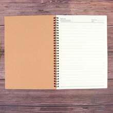 Aimall A5 Spiral Coil Notebook Diary Ruled School Vintage Office Student Note Book Memo - Green - View 7