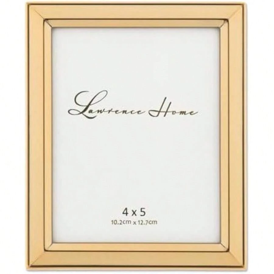 Lawrence Frames - Marco de Fotos (4 x 5 cm), Color y(104x5 Dorado) - Multicolor - Ver 1