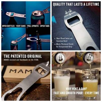 - Patented Bartenders - Bar Blade With 4 Functions