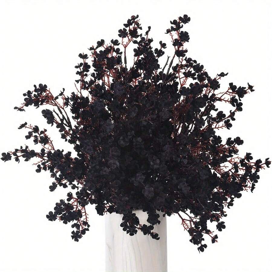 Bukiet sztucznych kwiatów 1/6 szt., gipsówka, dekoracja ślubna, dekoracja wazonu do domu, jadalnia, sypialnia, wystrój łazienki, walentynki, wystrój noworoczny, kompozycja kwiatowa do ogrodu, rekwizyt fotograficzny, kompozycja kwiatowa na parapet, prezent na walentynki, dekoracja ogrodu, rośliny ogrodowe, ogrodnictwo, sztuczne kwiaty