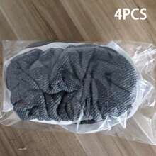 1/4pcs Washable Mop Pads, Flat Mop Replacement Heads, Microfiber Mop Refills