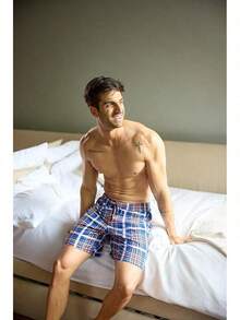 TendenciaAlfani - Pijama para Hombre, Paquete De 2 Bermudas para DormirCalidad premium - Negro/Gris - Ver 7