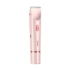 2-In-1 Dual-Head Shaver - Rechargeable Electric Hair Remover For Smooth Skin - Hồng - Xem 3