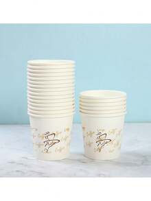 50/100个迷你一次性纸杯 - 适用于超市试吃、漱口水、水果零食和派对饮品 - 高品质，零食杯，生日、圣诞节、酒店等场合适用 - 彩色 - 查看 10