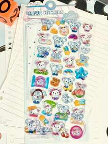 各种涂鸦贴纸，适用于个性化吉他、行李箱、DIY防水家居装饰和儿童手工制作。 - 彩色 - 查看 11