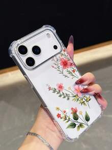 1个“碎花”彩色手机壳 | 四角防摔保护套 - 兼容 17 Pro Max、Galaxy S24/S25 Plus/S23 Ultra/A16/A35/A25/A55、Pixel 9 Pro、Pixel 8、Pixel 7、 G85、Infinix Hot 50 Pro+ - 清新亮丽，适合送礼自用 - 無色 - 查看 2