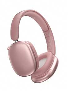 Wireless Kids Headphones With Deep Base - Upgraded Stereo Sound, Lightweight Flat-Folding Design, Built-In Mic, Dual Mode For PC/Laptop/Phone & Low-Latency Gaming, Perfect Gift For Children & Gamers - Pink - View 8