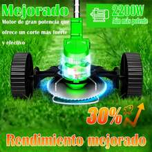 Desbrozadora Electrica Inalambrica 4 En 1, Podadora Electrica Y Cortadora De Pasto Para Jardin; Desbrozadora Pasto Telescopica Con Cabezal 0-90°, Podadora Cesped Ligera Con Bateria Recargable Potente - Verde oscuro - Ver 2