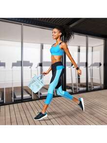 EstiloTendenciaBolsa De Ducha PortáTil De Malla De 10.2 X 9.9 Pulgadas Con Cierre Y 2 Bolsillos. DV Lifestyle - Bolsa De Ducha Ideal Para Gimnasio, Viajes, Campamento, Playa, Protector Solar, RecáMaraCalidad PremiumVersióN Mejorada - Gris Claro - Ver 12