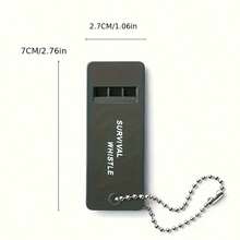 1pc Outdoor Survival Whistle, 3-In-1 Rescue Whistle, Emergency Whistle, Student Training Whistle, Referee Whistle, Suitable For Travel, Hiking, Adventure, Trekking, Climbing, Outdoor Survival, High-Pitched Earthquake Rescue Whistle, Applicable For Camping And Hiking Emergencies, Emergency Gear, Camping Supplies, Camping Accessories, Gift For Men - Multicolor - View 8
