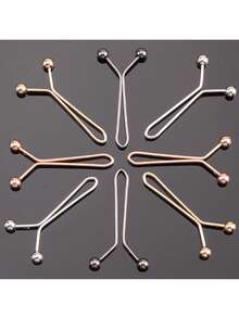 4 chiếc kẹp eo kim loại vô hình, ghim cài điều chỉnh được, phù hợp với quần jean và quần áo, kẹp ve áo hình chữ U thời trang, kẹp chống trượt cho khăn quàng cổ, khăn choàng, áo len, áo khoác, quần jean, mũ, túi xách và phụ kiện quần áo dành cho nữ. - Nhiều màu sắc (gói 4) - Xem 4