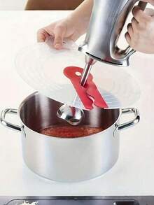 1个硅胶烘焙防溅罩，适用于搅拌碗，厨房防溅工具，适用于鸡蛋、面糊和酱汁，搅拌碗盖，防溅罩，烹饪防溅罩，立式搅拌机防溅罩，非常适合感恩节和情人节烹饪准备，适用于手动和电动搅拌机，防溅罩，厨房和烘焙 - 彩色 - 查看 2