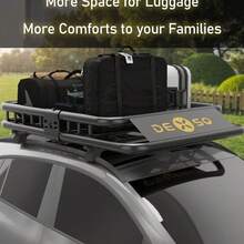 Cesta Universal para portaequipajes de Techo de 51 x 36 Pulgadas. Resistente con Red de Carga. Capacidad de 200 Libras. para SUV. Coche. camión
Visita la tienda de - A - Ver 10