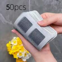 50 Self-Adhesive Hair-Catching Stickers, Suitable For Showers, Kitchen Sinks, And Bathroom Drains - Clog Prevention, Insect-Proof Drain Covers, Hair Filters For Shower Drains. - 50件 - 查看 1