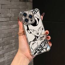 Funda de Teléfono Popular Anime Frieza para iPhone 16, 15, 14, 13, 12, 11 Pro Max, X, XR, XS Max, 8, 7 Plus - Funda Transparente Suave a Prueba de Golpes - Colores mixtos - Ver 6