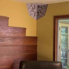 Impossible Corners – Wall Art That Reshapes Reality, 3D Wall Art Illusion Corner Wall Decal, 3D Optical Illusion Corner Wall Decal For Living Room, Office, Gallery Space (PATHLESS) - 黑色 - 查看 4