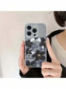 Para iPhone 16 Pro Max 15/14 PLUS 13/12/11 Pro Nuevo Estuche de Teléfono Móvil Magnético de Acrílico Transparente con Patrón Creativo y Moderno, Protección Antigolpes Estuche de Teléfono Móvil Transparente Clásico Mixto, Estuche de Protección de Alta Calidad para Hombres y Mujeres - transparente - Ver 6
