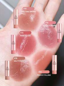 3CE Son bóng dưỡng ẩm GSlouchy Lip Glow 39 Bouncy C SN, công thức cấp ẩm và làm sáng da, không bết dính, tạo lớp trang điểm môi căng mọng, chăm sóc môi hàng ngày, sản phẩm thiết yếu của K-Beauty, 3.2g/0.11oz - 39 Bouncy C SN - Xem 3