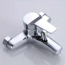 3-In-1 Zinc Alloy Chrome Plated Bathroom Shower Faucet, Concealed Wall-Mounted Bathtub Mixer Tap