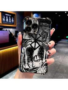Local Delivery Popular Anime B-Berserks Phone Case For 16, 15, 14, 13, 12, 11 Pro Max, X, XR, XS Max, 8, 7 Plus - Shockproof Transparent Soft Back Cover - 黑色 - 查看 5