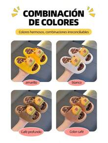 TendenciaSandalias Y Zapatillas Antideslizantes Capibara Para NiñosCalidad premium - Amarillo - Ver 10