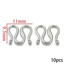 10个不锈钢S/M扣，镀金龙虾扣，用于DIY珠宝制作 - 連接器 - 查看 10