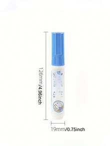 1/2pcs Security Privacy Protection Thermal Paper Information Eraser Pen, White Tip, Can Erase Credit Card Information, Suitable For Bank Cards, Phone Bills And Shipping Labels - Multicolor - View 6