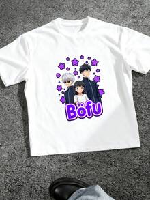 Shirt T-Shirt Gojo Girl Anime Gift T-Shirt1-1 - Trắng 2 - Xem 1