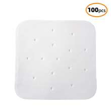 100pcs Square Perforated Air Fryer Liners, Minimalist White Square Perforated Oil Absorbing Paper And Steaming Paper, Suitable For Daily Cooking, Party Snacks And Holiday Feasts - White - View 13