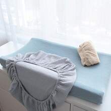 3 Packs Muslin Changing Pad Covers For Girl, Boy, Soft Changing Table Cover, Breathable Baby Nursery Diaper Chang Pad Sheets - Multicolor - View 9