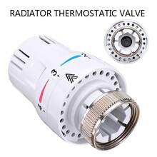 6X Thermostat Head TRV Radiator Thermostatic Heater Control Head Heating Valve - White - View 3