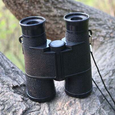 1pc 6X35 Black Plastic Binoculars, Outdoor Exploration Equipment