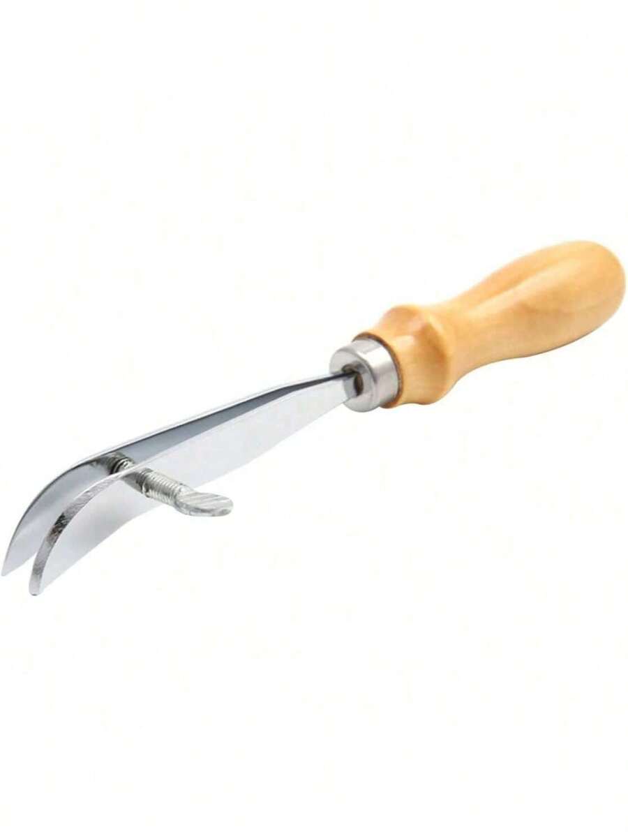 EstiloCOHEALI Herramienta De PresióN De Bordes De Cuero DiseñO Profesional Para ArtesaníA Mango CóModo Ideal Para Costura Y Plegado De BordesVersióN Mejorada - 1 - Ver 1
